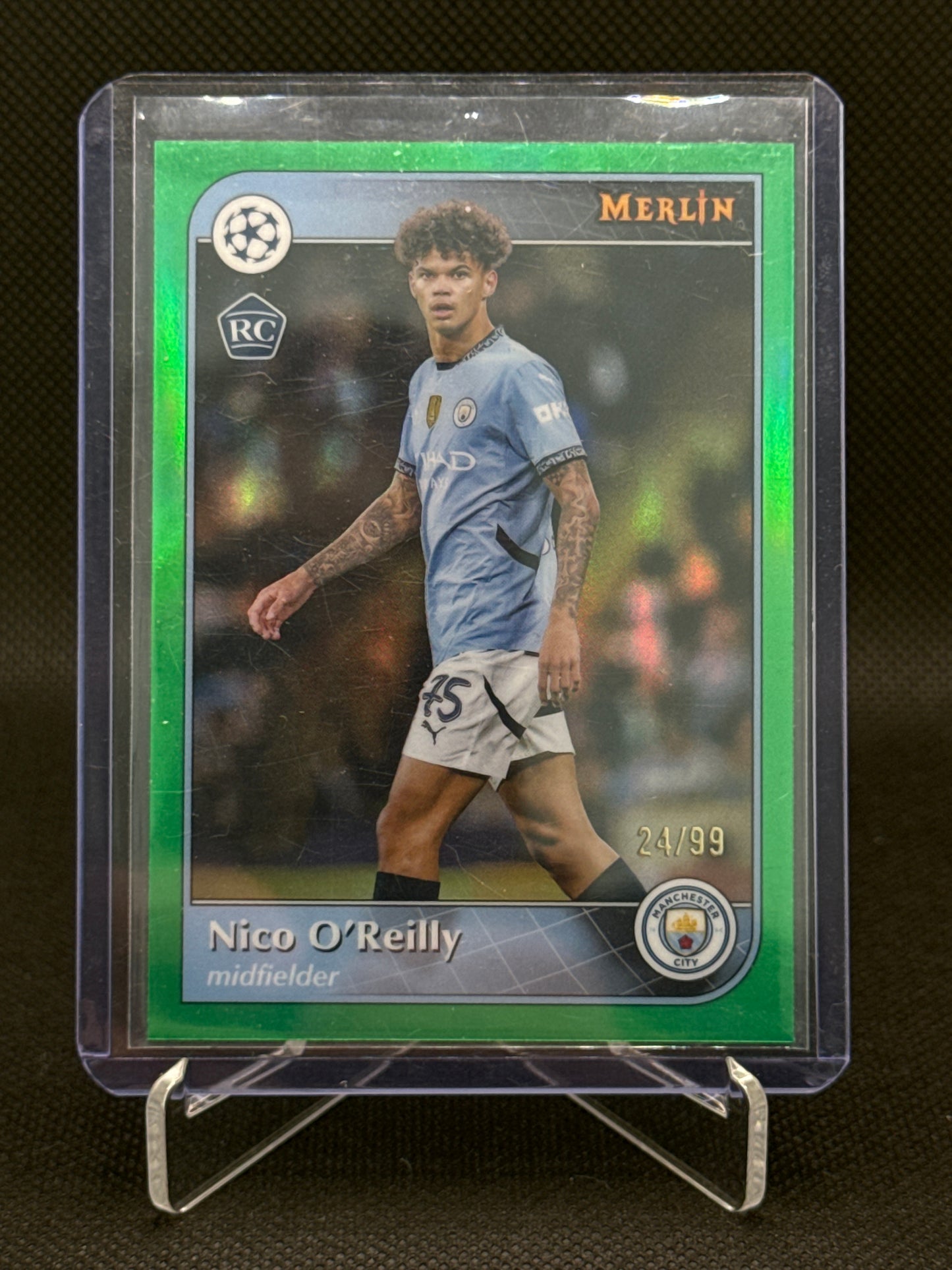 Nico O’Reilly – 24/99 – Topps Merlin UEFA Champions League - RC