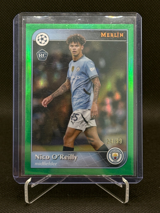 Nico O’Reilly – 24/99 – Topps Merlin UEFA Champions League - RC