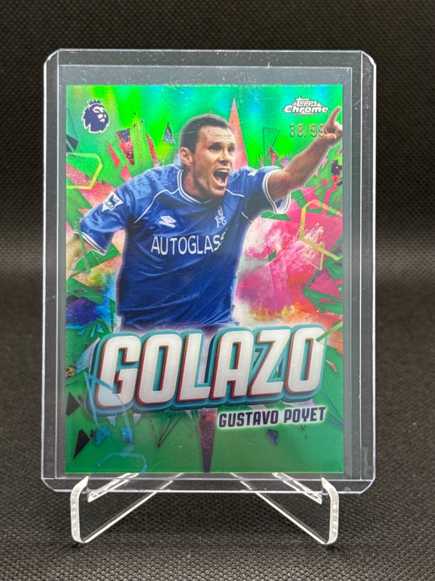 Gustavo Poyet – Golazo Insert 38/99 – Topps Chrome