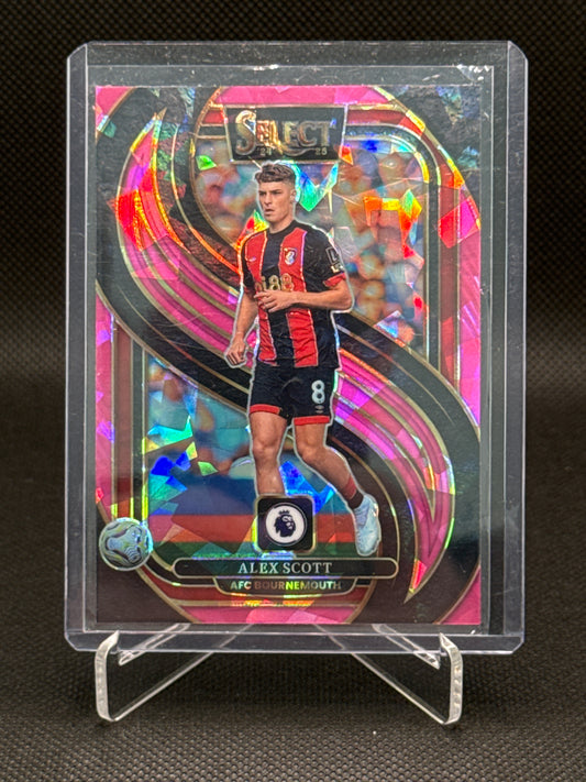 Alex Scott – Pink Cracked Ice Mezzanine Refractor – Panini Select Prizm