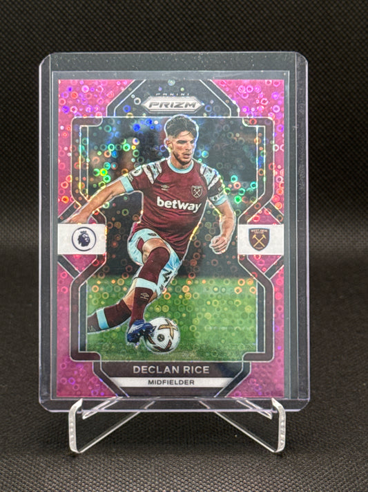 Declan Rice – Pink Refractor 45/99 – Panini Prizm Premier League