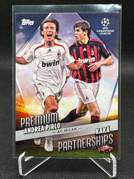 Kaká & Pirlo – Premium Partnerships – Topps Flagship UCC 22/23