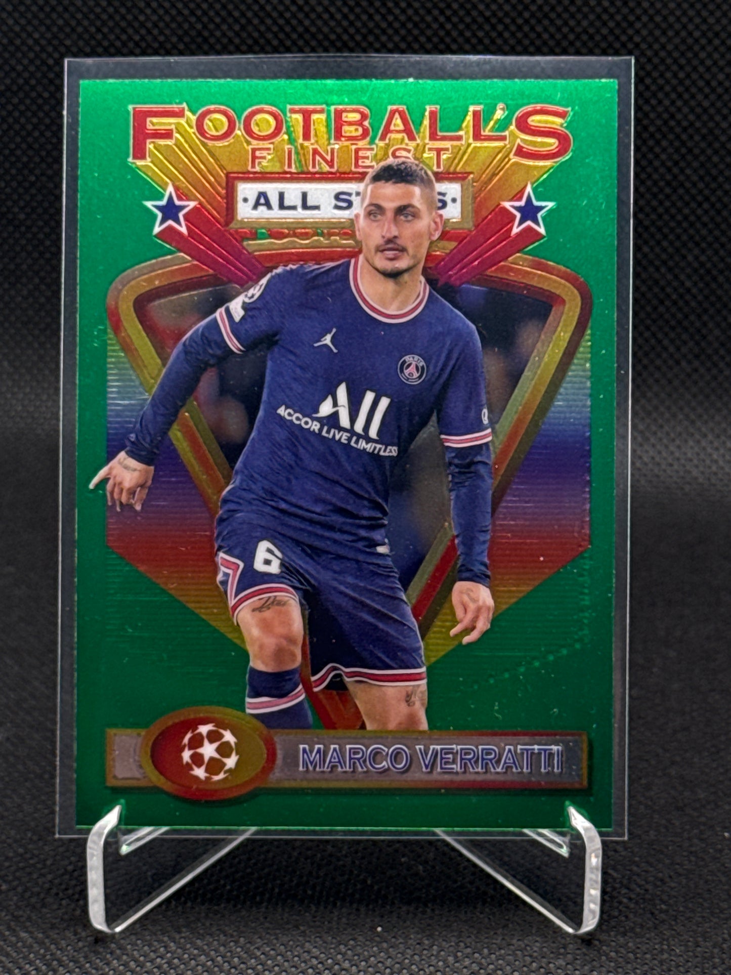 Marco Verratti – All-Stars – Topps Finest Flashbacks UCC 21/22