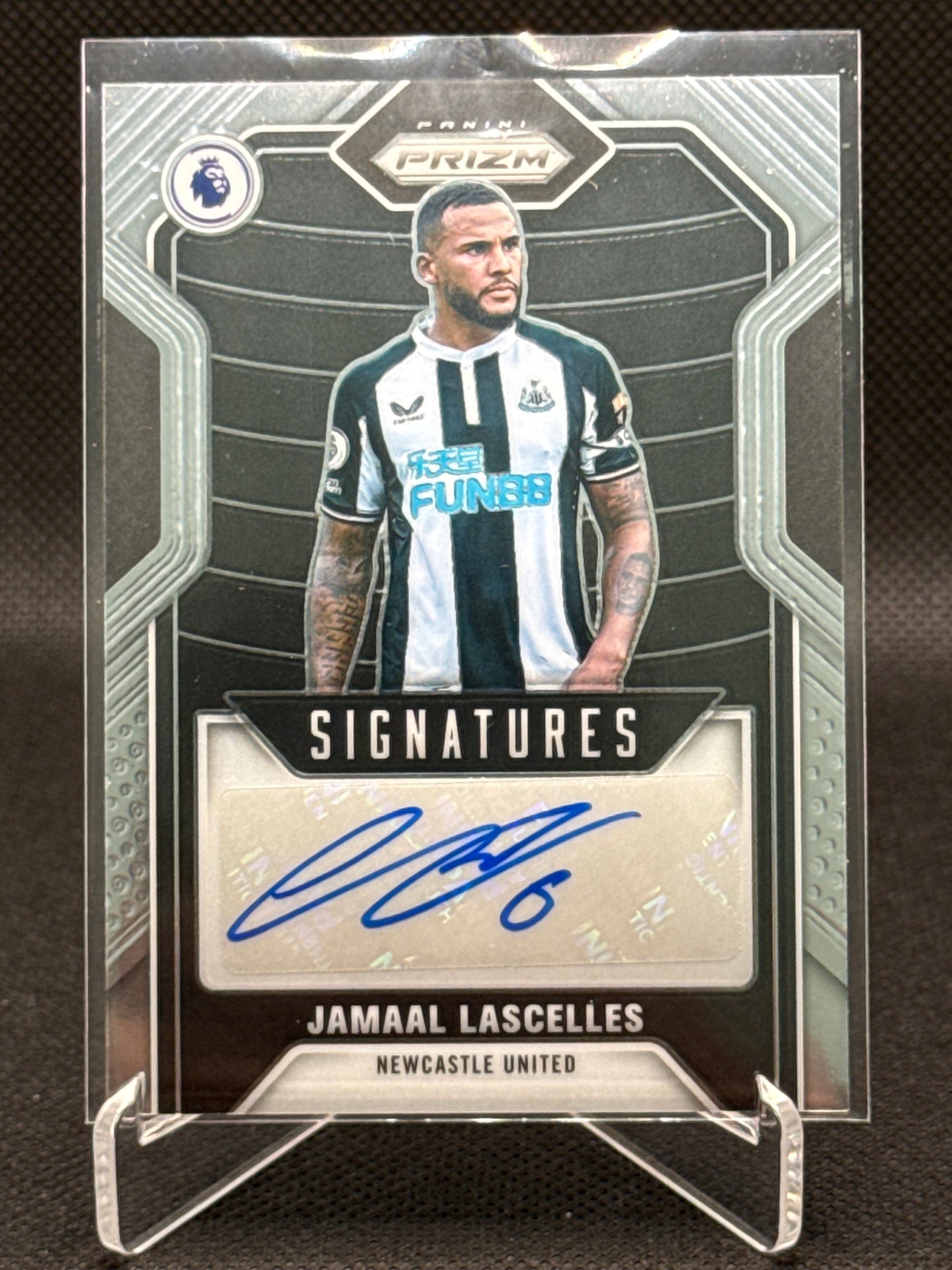 Jamaal Lascelles – Signatures Auto Card – Panini Prizm