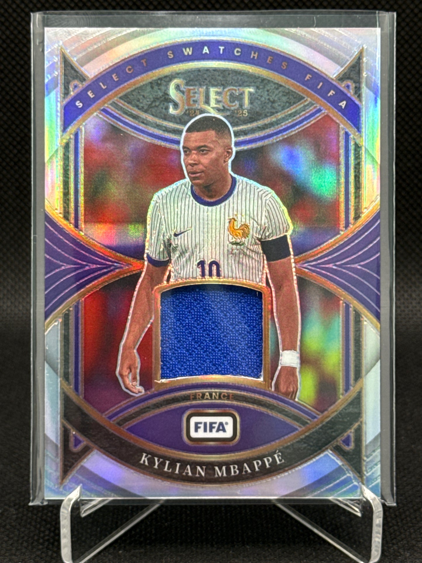 Kylian Mbappé – Select Swatches Patch Card – Panini Select