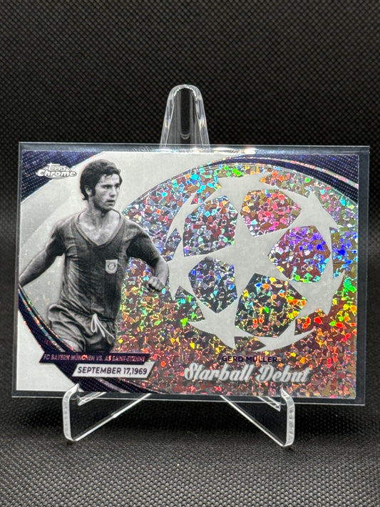 Gerd Müller – Starball Debut – Topps Chrome UEFA Champions League